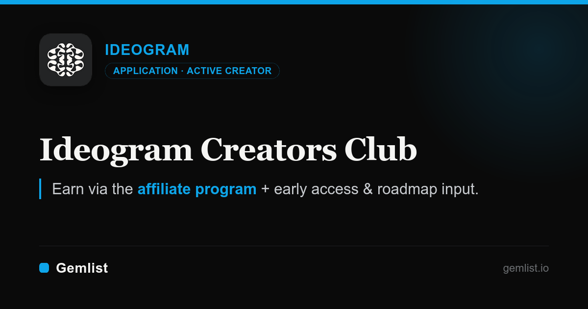 Ideogram Creators Club