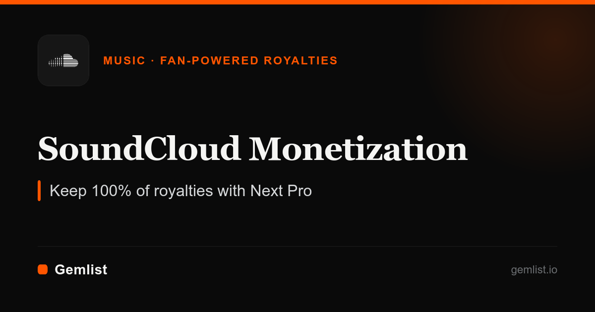SoundCloud Monetization (for Artists)